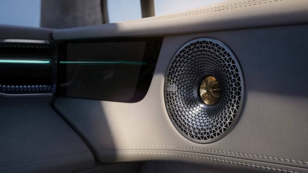 LOTUS ELETRE systeme audio kev