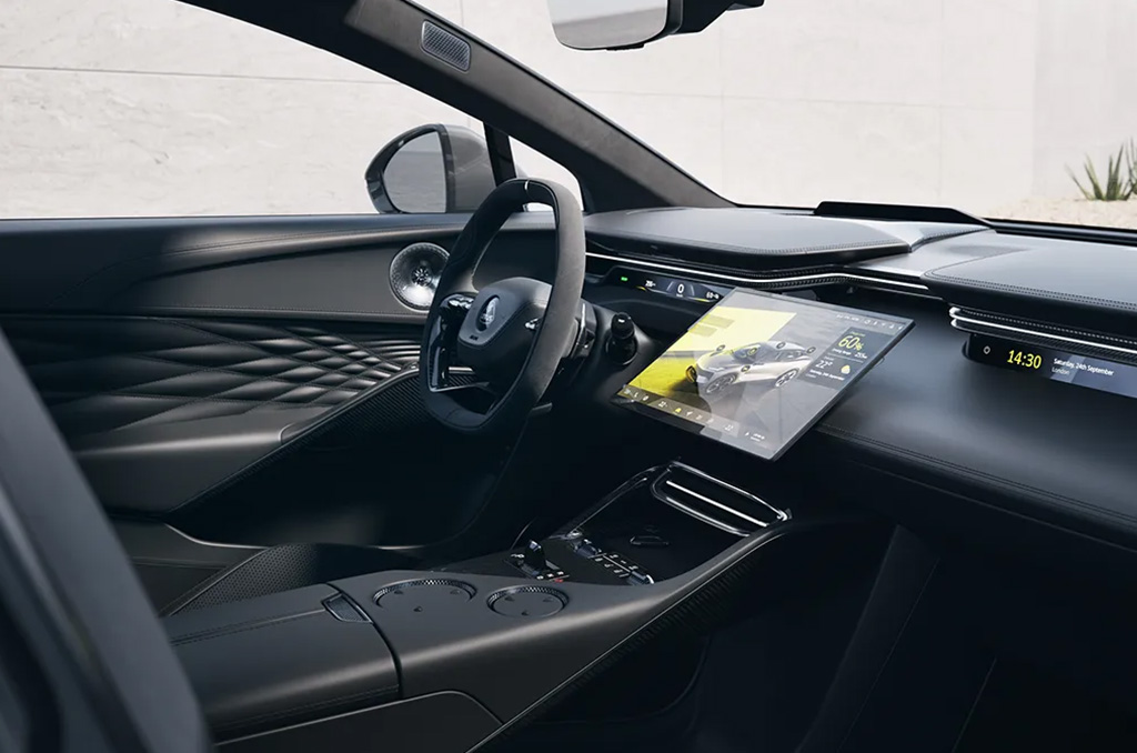 Console centrale eletre carbon